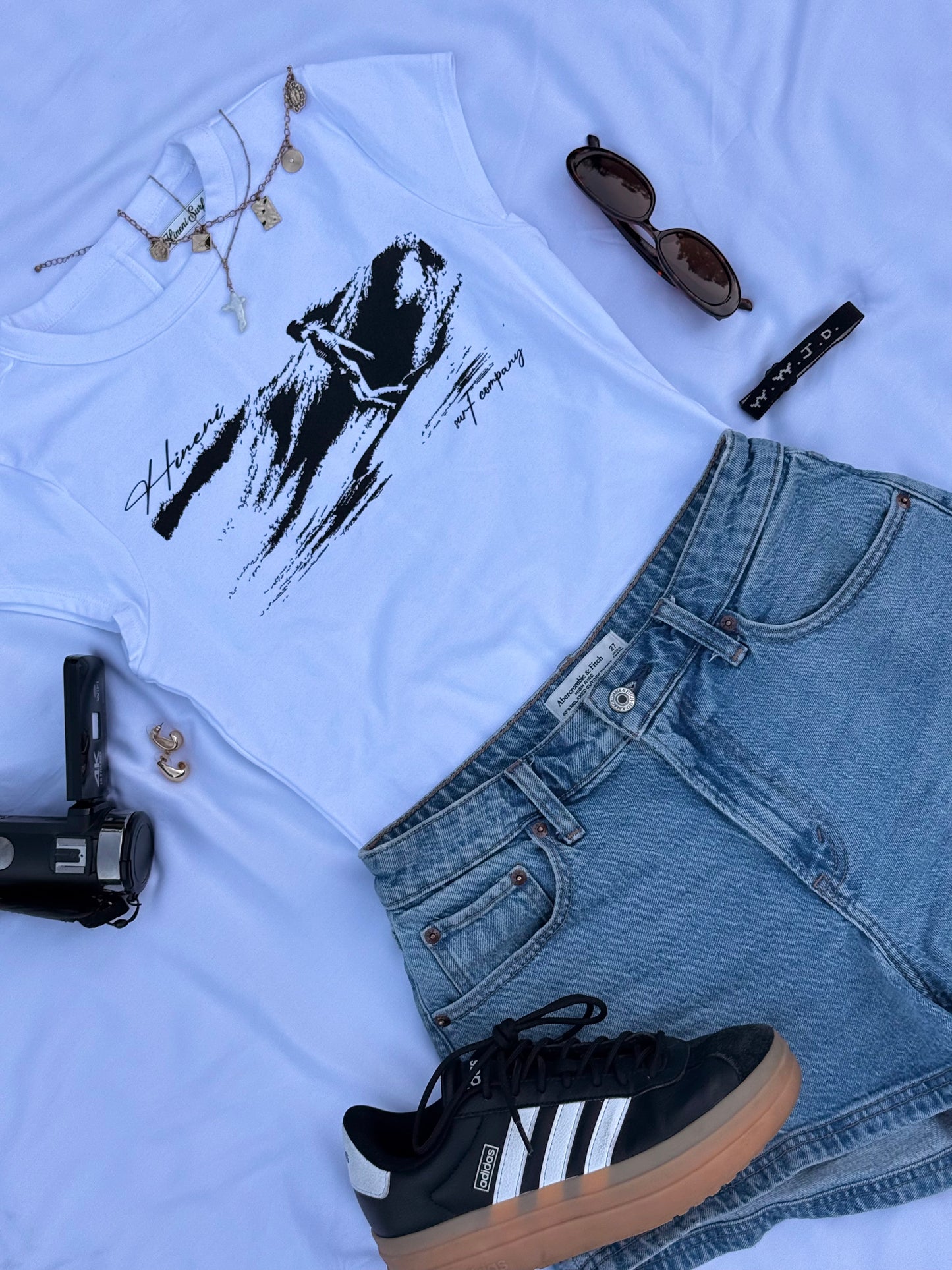 Saltwater Baby Tee (White)